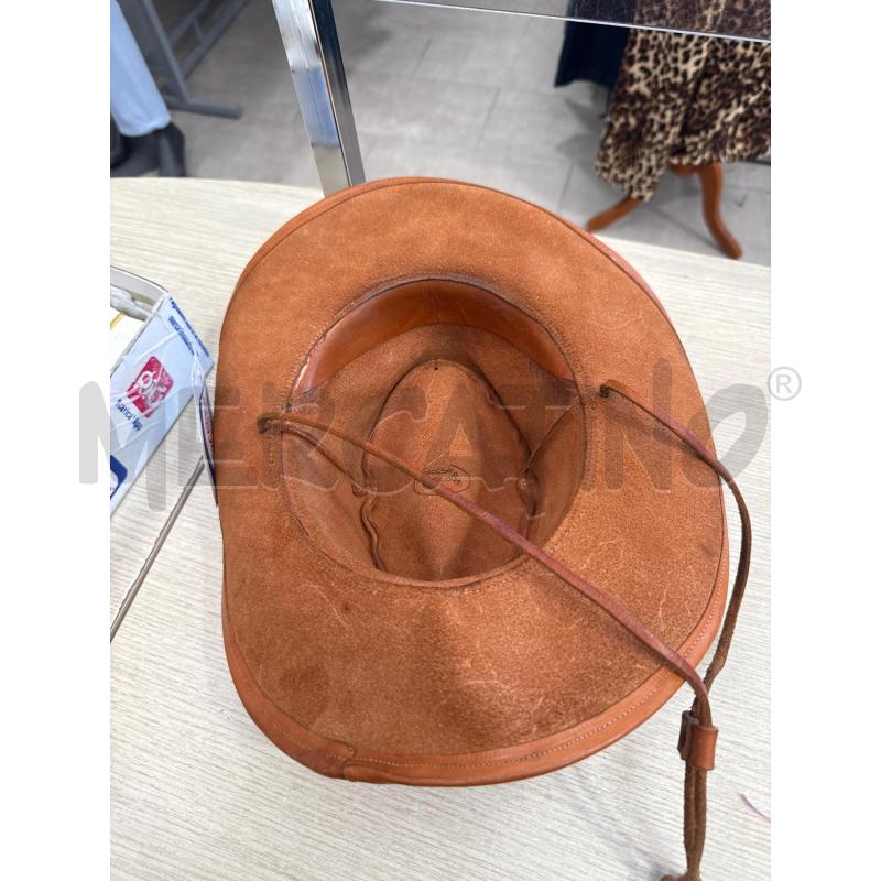 CAPPELLO PELLE SCAMOSCIATO MARRONE | Mercatino dell'Usato San giovanni teatino 2