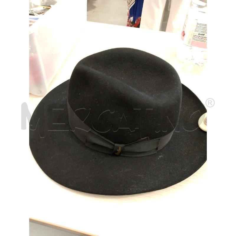 CAPPELLO UOMO BORSALINO NERO | Mercatino dell'Usato San giovanni teatino 2