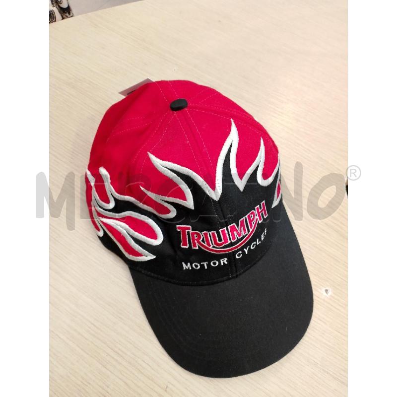 CAPPELLO UOMO TRIUMPH NERO ROSSO  | Mercatino dell'Usato San giovanni teatino 1