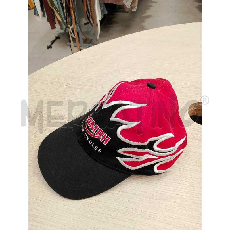 CAPPELLO UOMO TRIUMPH NERO ROSSO  | Mercatino dell'Usato San giovanni teatino 3
