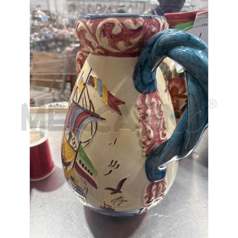 CARAFFA BARCA A VELA MANICO AZZURRO | Mercatino dell'Usato San giovanni teatino 2