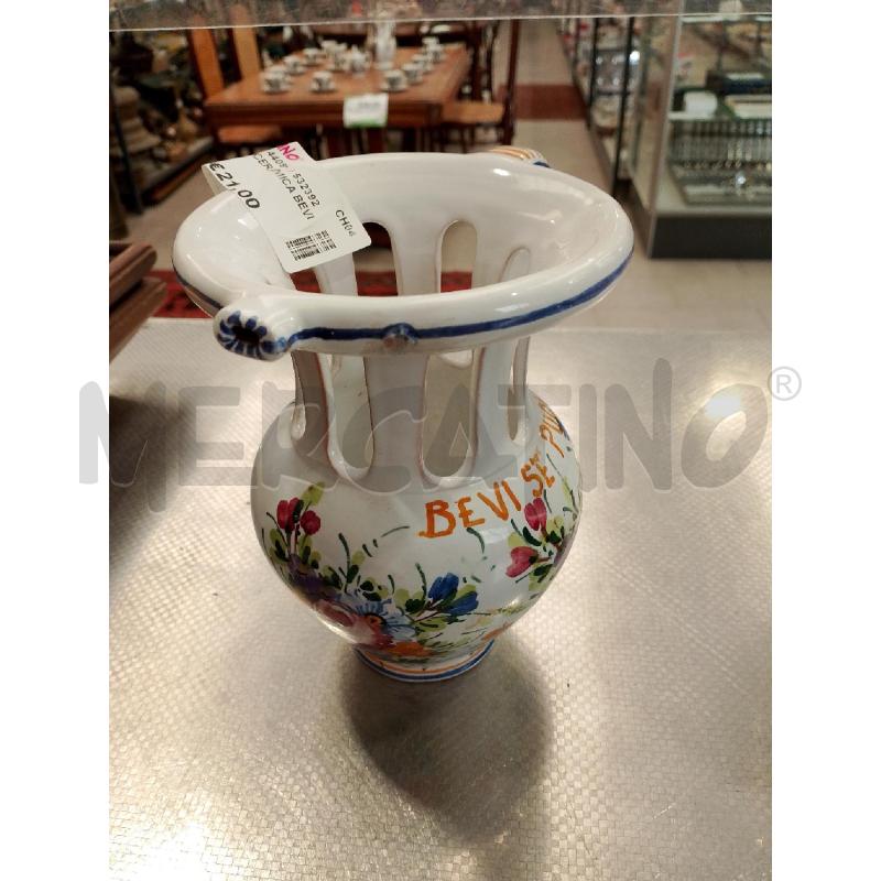 CARAFFA CERAMICA BEVI SE PUOI | Mercatino dell'Usato San giovanni teatino 2
