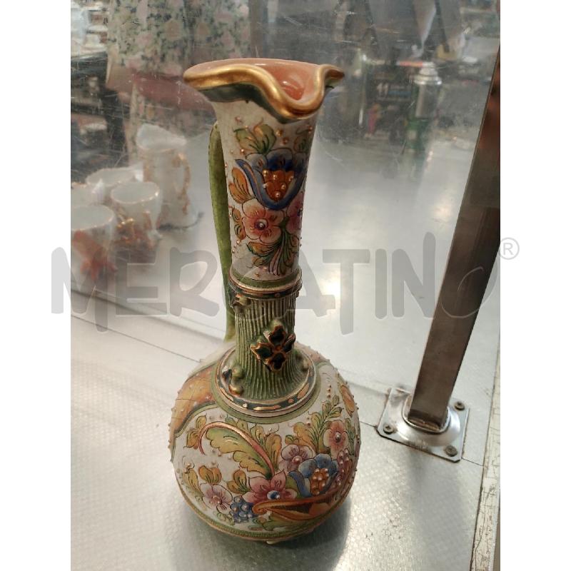 CARAFFA DERUTA FIORI VERDE DORATA | Mercatino dell'Usato San giovanni teatino 2