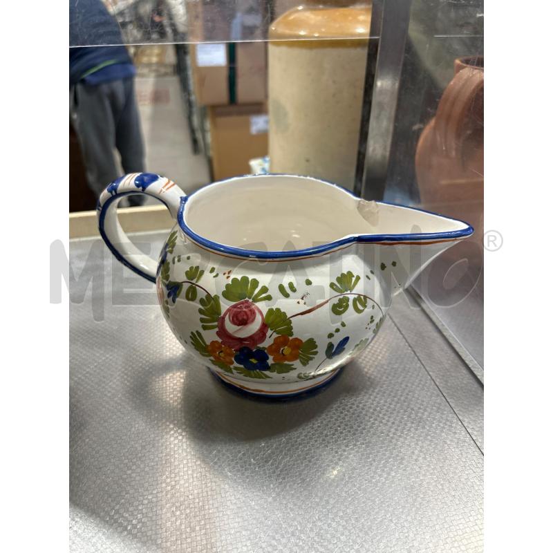 CARAFFA FIORI BORDO BLU | Mercatino dell'Usato San giovanni teatino 1