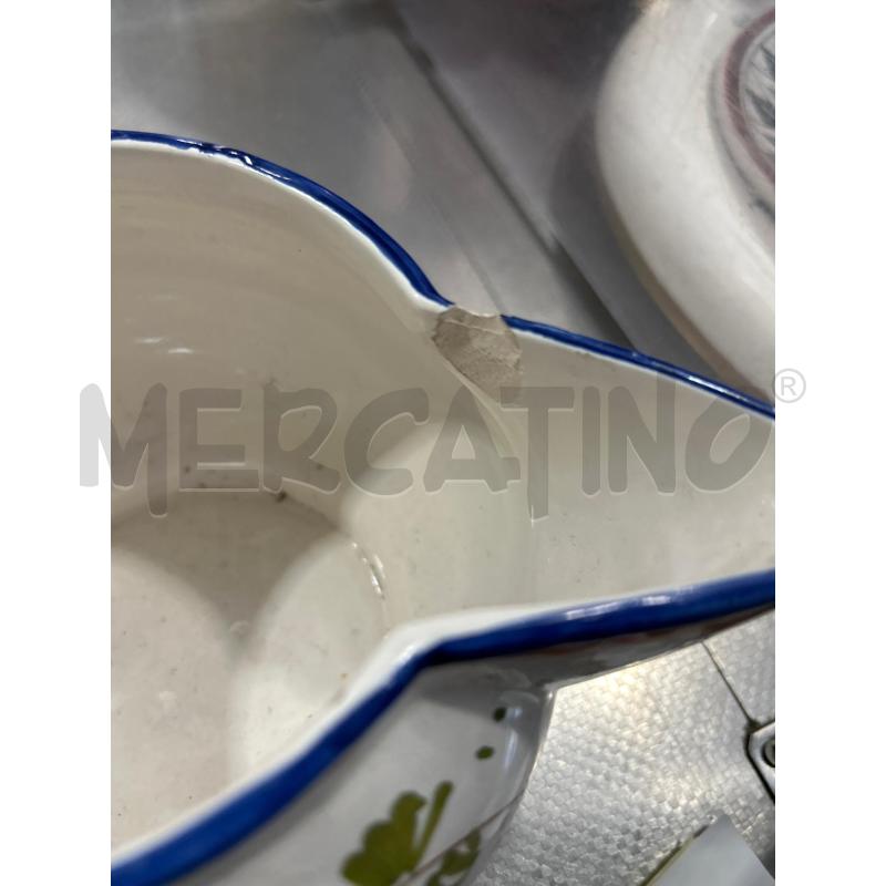 CARAFFA FIORI BORDO BLU | Mercatino dell'Usato San giovanni teatino 2