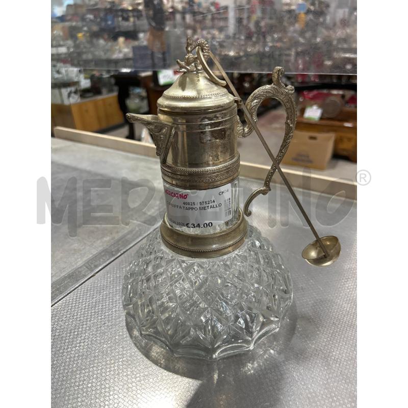 CARAFFA TAPPO METALLO | Mercatino dell'Usato San giovanni teatino 1