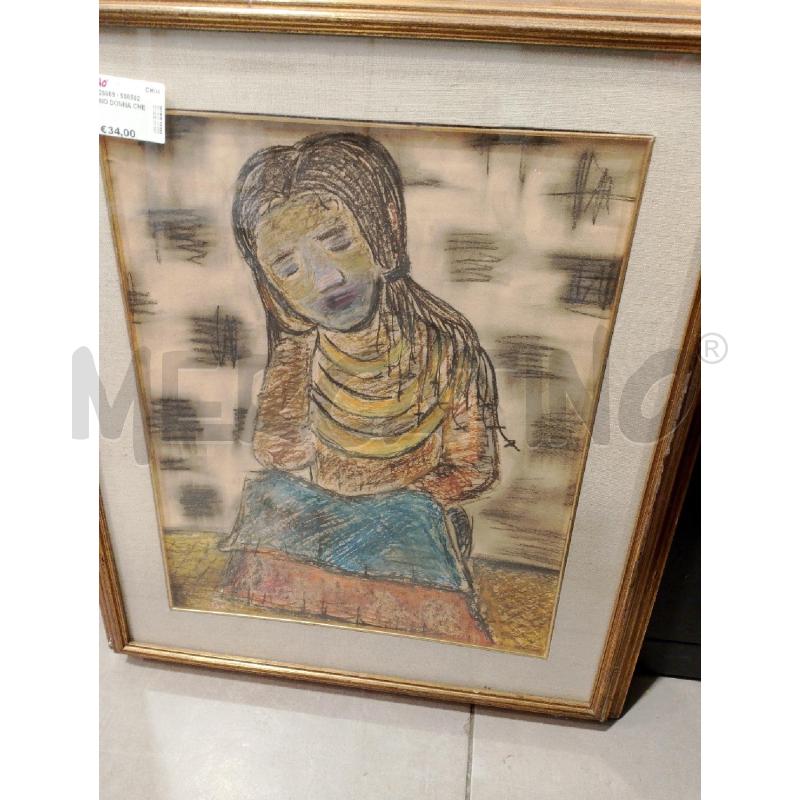CARBONCINO DONNA CHE LEGGE | Mercatino dell'Usato San giovanni teatino 1