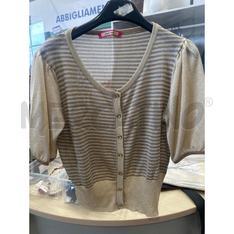 CARDIGAN DONNA ANGELO MARANI DORATO | Mercatino dell'Usato San giovanni teatino 1