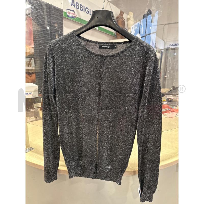CARDIGAN DONNA ARTIGLI GRIGIO GLITTER | Mercatino dell'Usato San giovanni teatino 1