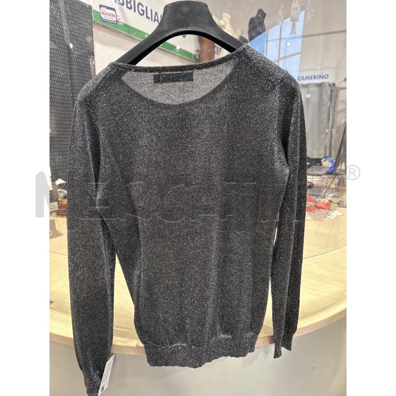 CARDIGAN DONNA ARTIGLI GRIGIO GLITTER | Mercatino dell'Usato San giovanni teatino 2