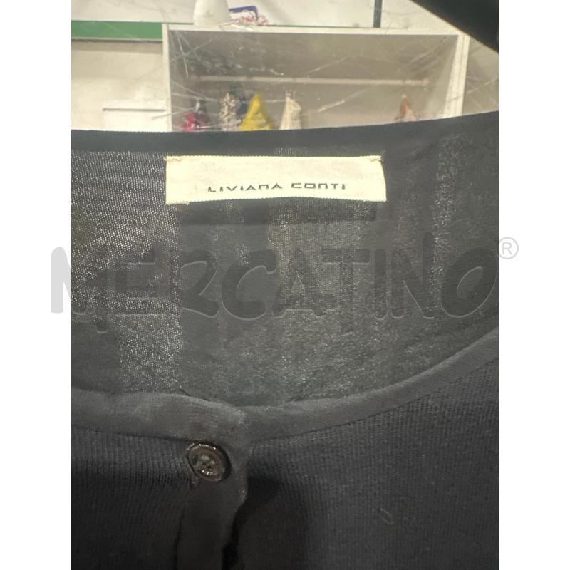 CARDIGAN DONNA LIVIANA CONTI NERO | Mercatino dell'Usato San giovanni teatino 2