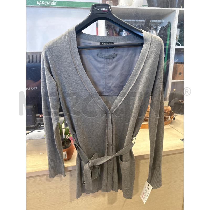 CARDIGAN DONNA PATRIZIA PEPE GRIGIO | Mercatino dell'Usato San giovanni teatino 1