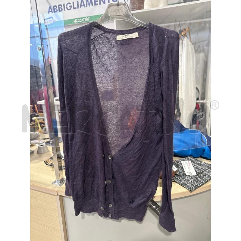 CARDIGAN DONNA THOMAS BURBERRY VIOLA  | Mercatino dell'Usato San giovanni teatino 1