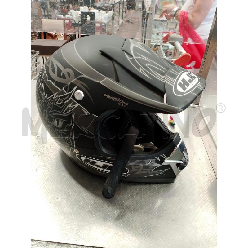 CASCO MOTO CROSS ENDURO HJC NERO TG.L | Mercatino dell'Usato San giovanni teatino 1