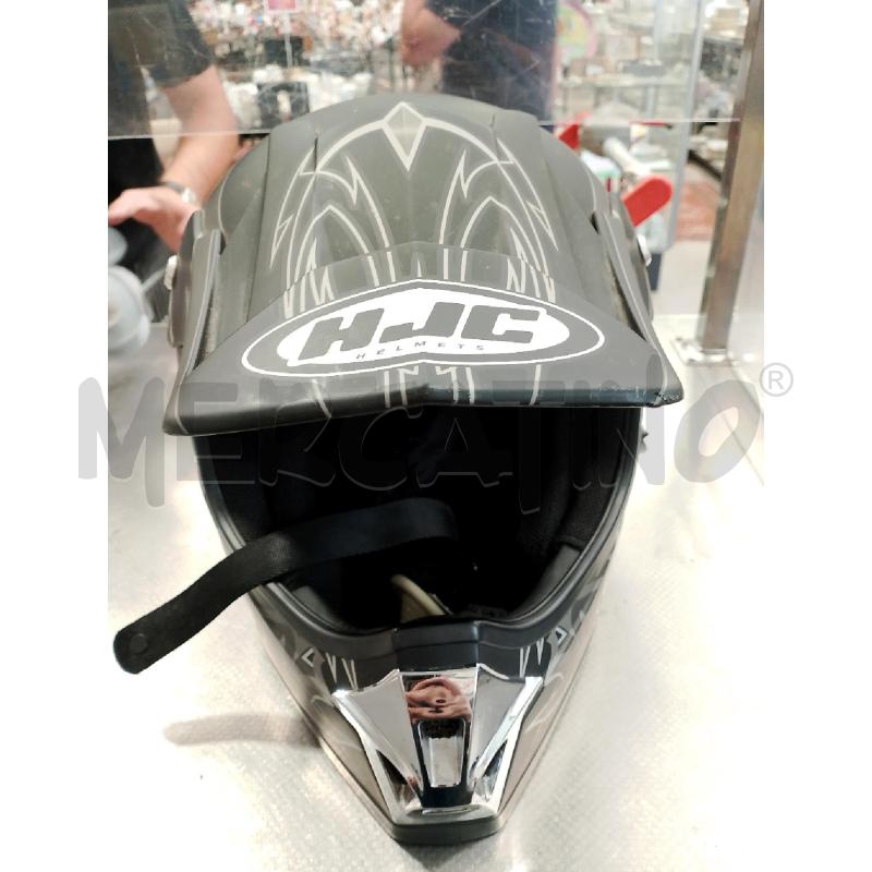 CASCO MOTO CROSS ENDURO HJC NERO TG.L | Mercatino dell'Usato San giovanni teatino 2