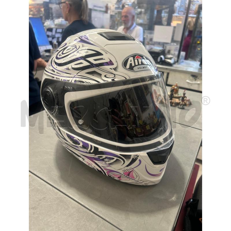 CASCO MOTO INTEGRALE AIROH BIANCO ROSA | Mercatino dell'Usato San giovanni teatino 1