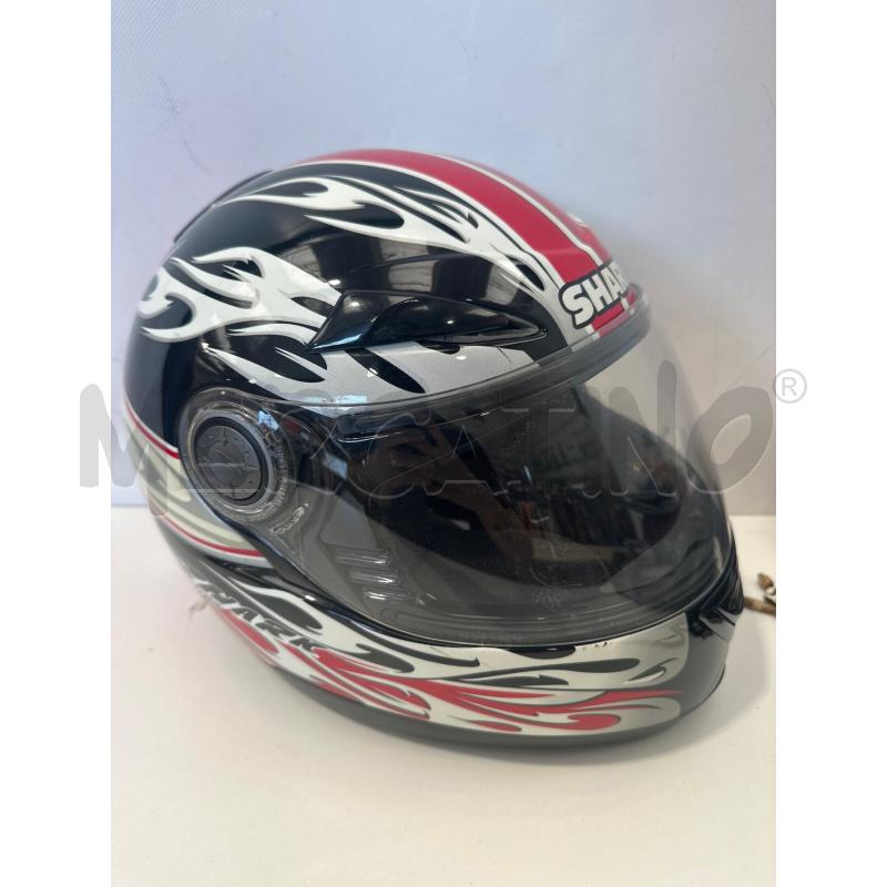 CASCO MOTO SHARK ROSSO NERO BIANCO | Mercatino dell'Usato San giovanni teatino 2