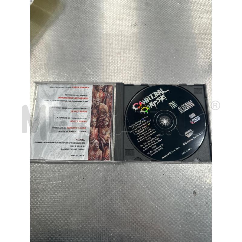 CD CANNIBAL CORPSE THE BLEEDING | Mercatino dell'Usato San giovanni teatino 3