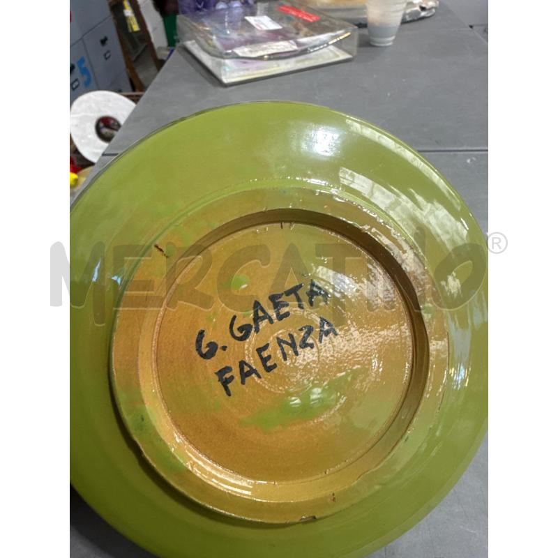 CENTROTAVOLA CERAMICA FAENZA VERDE G. GAETA | Mercatino dell'Usato San giovanni teatino 2