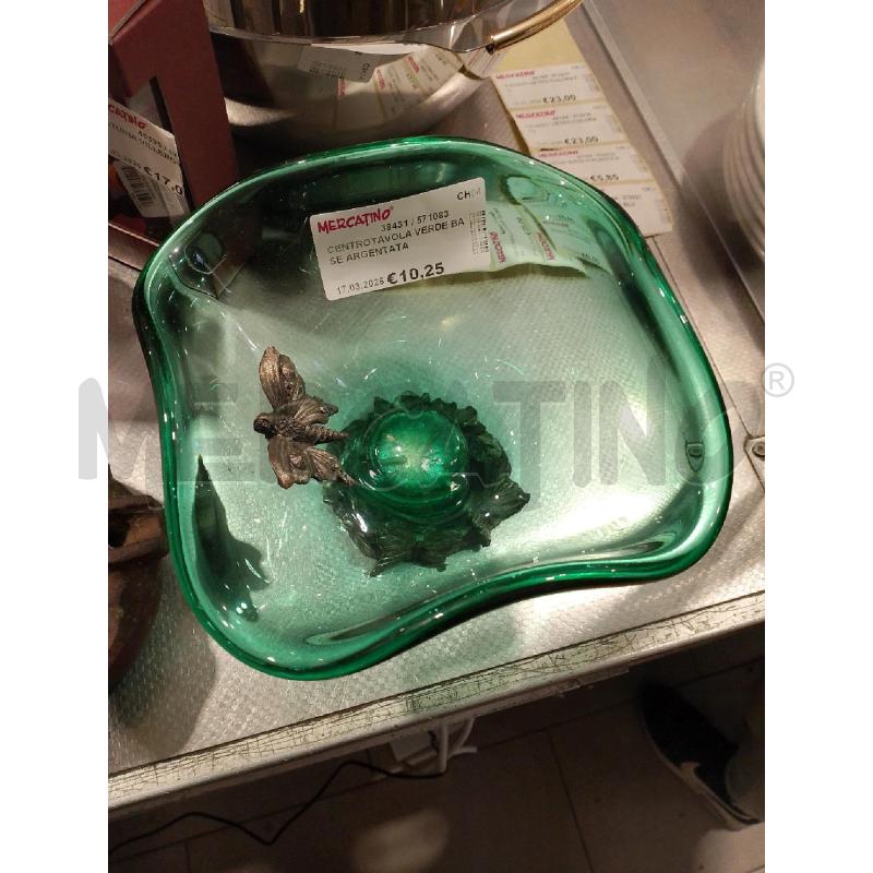 CENTROTAVOLA VERDE BASE ARGENTATA | Mercatino dell'Usato San giovanni teatino 2