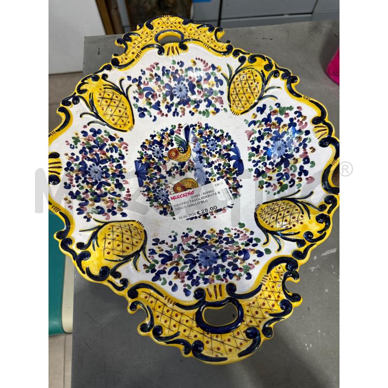 CENTRO TAVOLADERUTA BIANCO GIALLO BLU | Mercatino dell'Usato San giovanni teatino 1