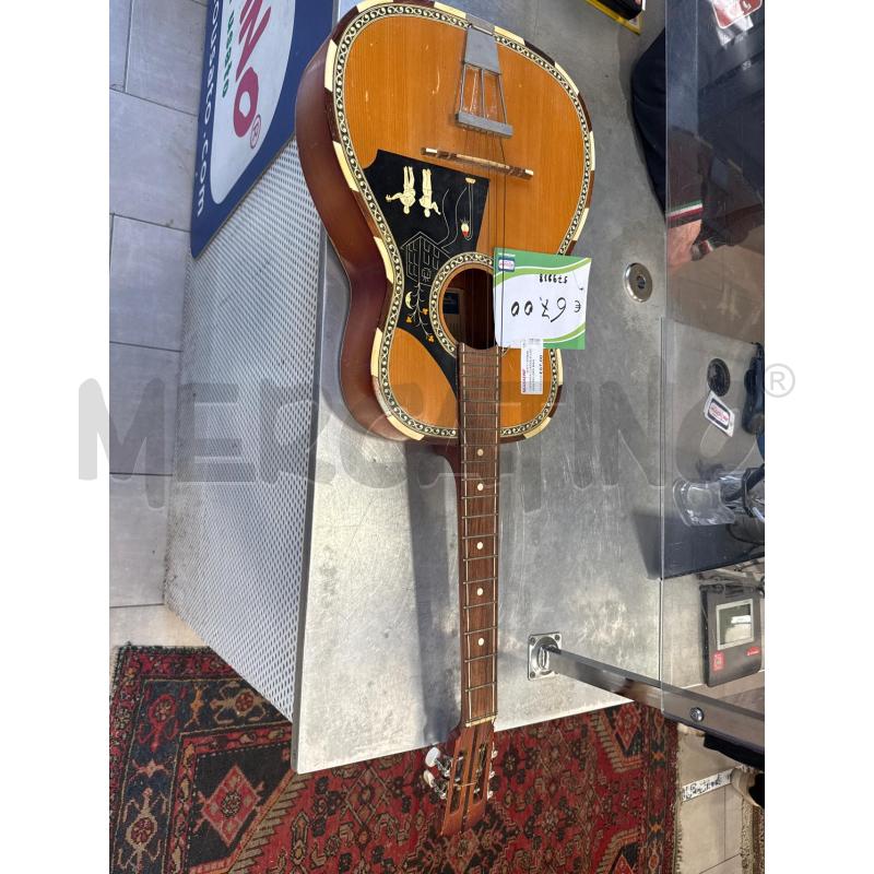 CHITARRA CLASSICA CATANIA DECORO BIANCO E MARRO | Mercatino dell'Usato San giovanni teatino 1