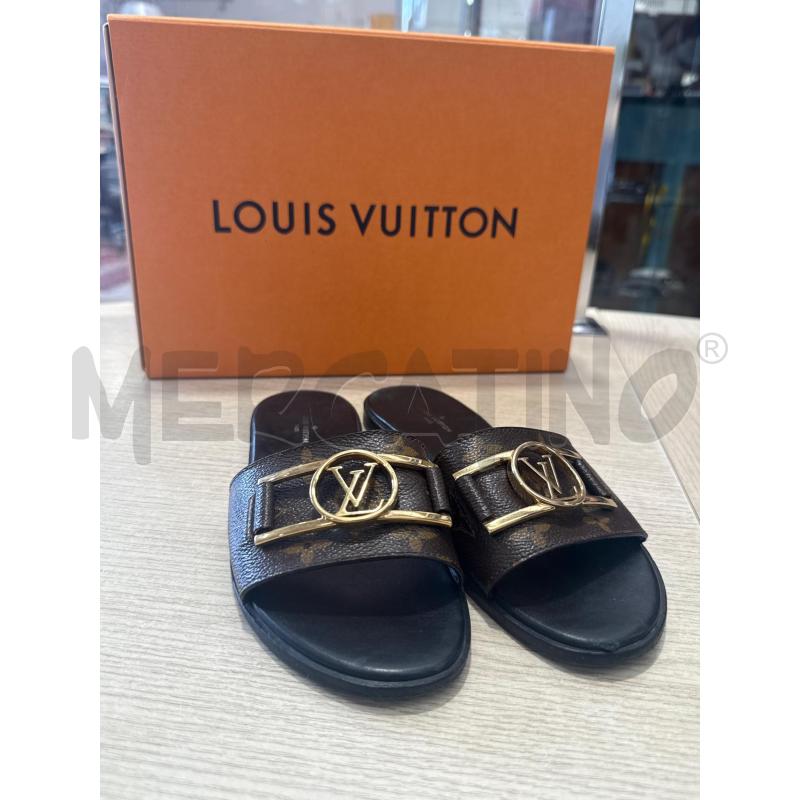 CIABATTE DONNA LOUIS VUITTON FIBIA LOGO | Mercatino dell'Usato San giovanni teatino 3