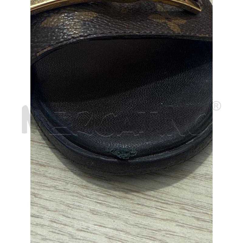 CIABATTE DONNA LOUIS VUITTON FIBIA LOGO | Mercatino dell'Usato San giovanni teatino 4
