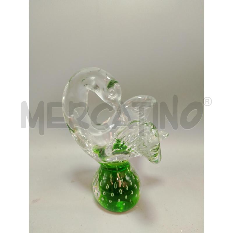 CIGNO VETRO BASE VERDE  | Mercatino dell'Usato San giovanni teatino 1
