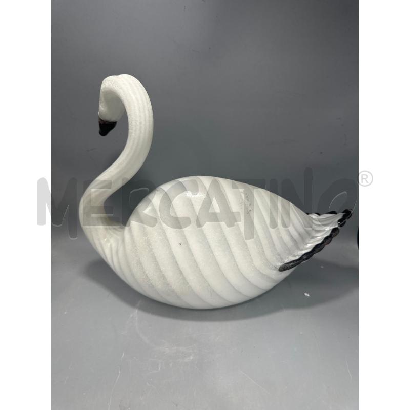 CIGNO VETRO BIANCO E NERO | Mercatino dell'Usato San giovanni teatino 2