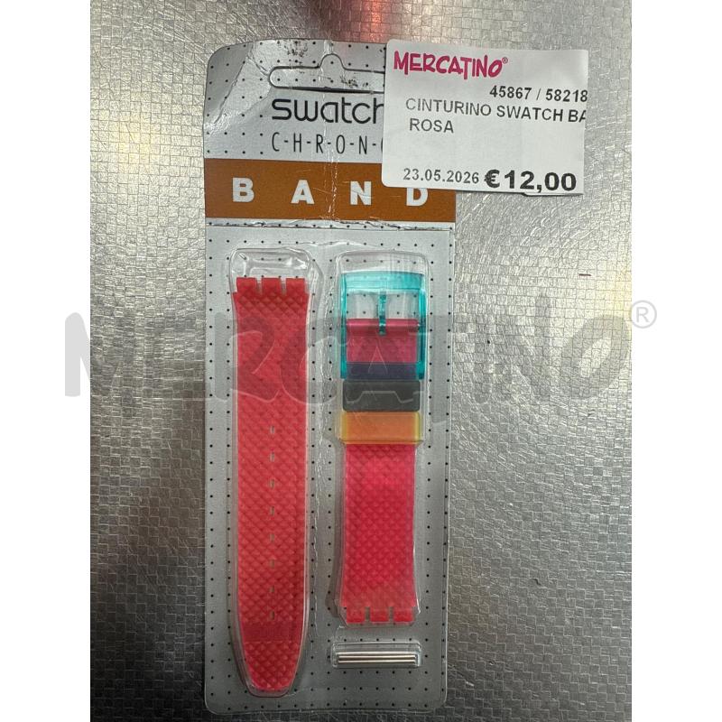 CINTURINO SWATCH BAND ROSA | Mercatino dell'Usato San giovanni teatino 1