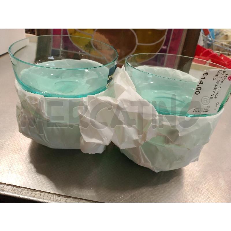 CIOTOLE PZ.6 DENBY VETRO AZZURRO | Mercatino dell'Usato San giovanni teatino 1