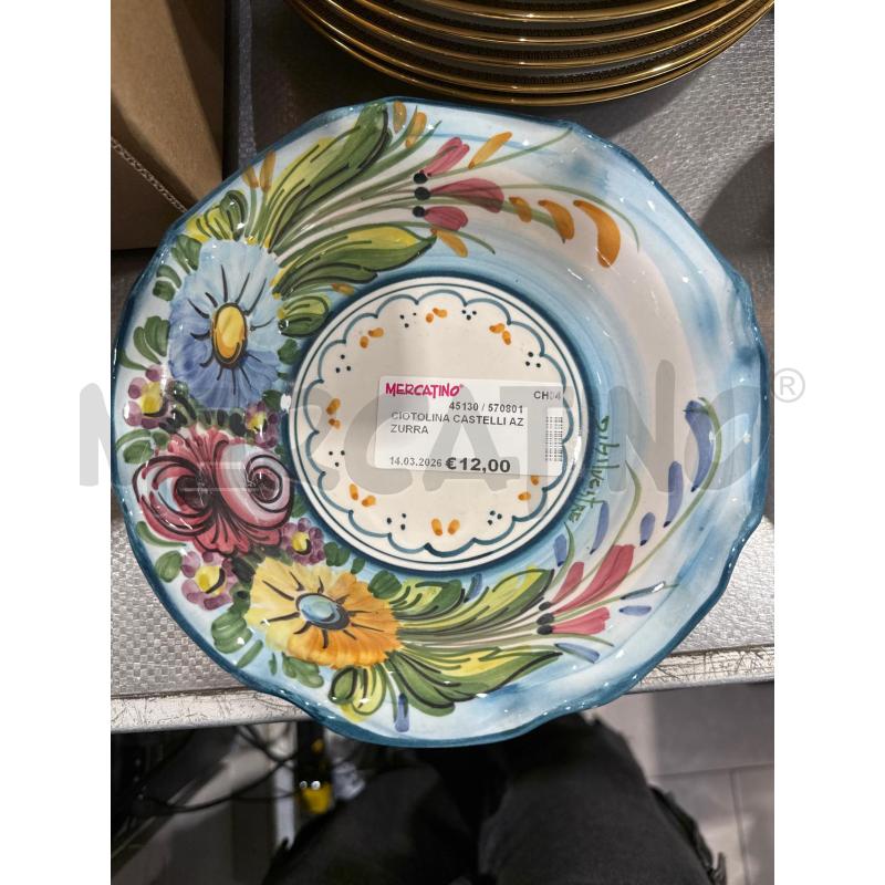CIOTOLINA CASTELLI AZZURRA | Mercatino dell'Usato San giovanni teatino 1
