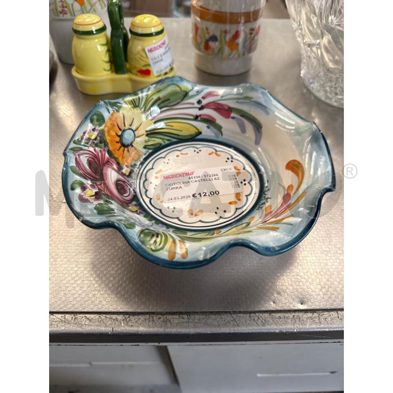 CIOTOLINA CASTELLI AZZURRA | Mercatino dell'Usato San giovanni teatino 1