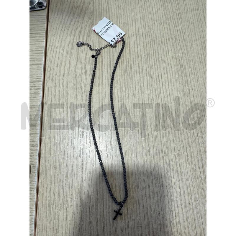 COLLANA ARG NERA CROCE | Mercatino dell'Usato San giovanni teatino 1