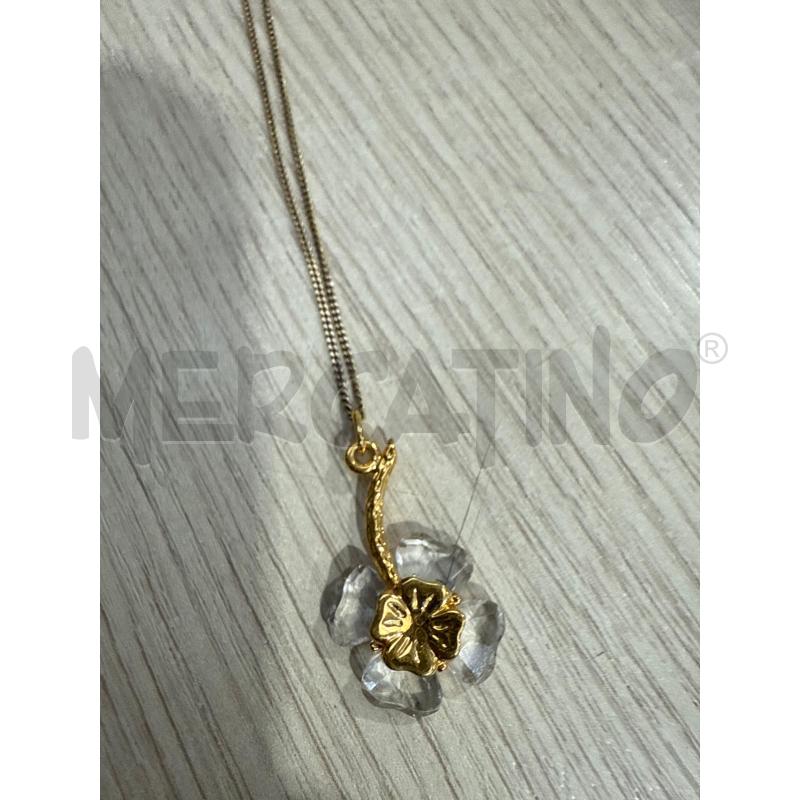 COLLANA ARG QUADRIFOGLIO DORATO | Mercatino dell'Usato San giovanni teatino 2