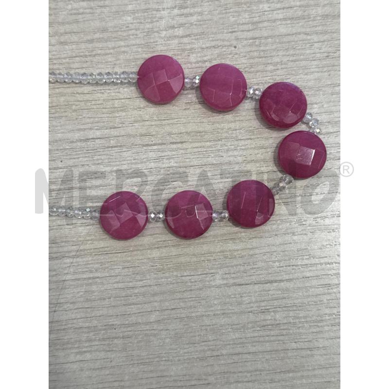 COLLANA CHARMS ROSA CHIUSURA ROSETTE | Mercatino dell'Usato San giovanni teatino 3