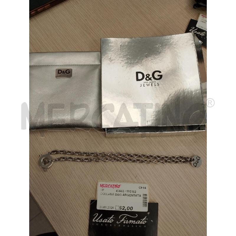 COLLANA D&G ARGENTATA | Mercatino dell'Usato San giovanni teatino 1