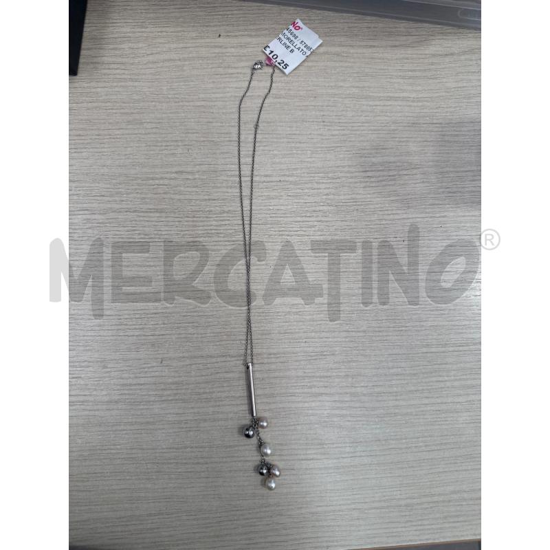 COLLANA MORELLATO ARGENTATA PERLINE BIANCHE | Mercatino dell'Usato San giovanni teatino 1