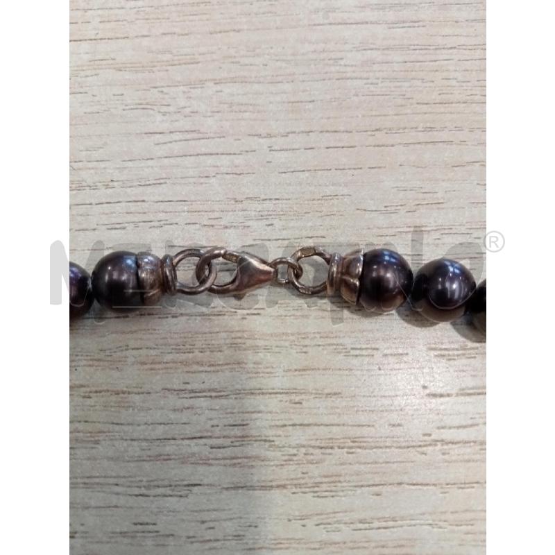 COLLANA PERLE FIUME MARRONI | Mercatino dell'Usato San giovanni teatino 3