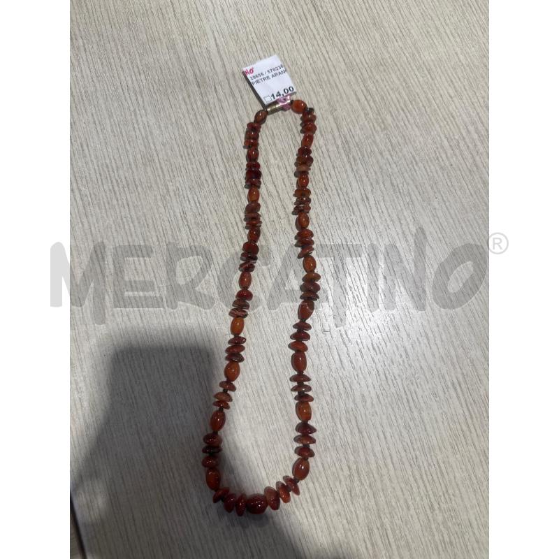COLLANA PIETRE ARANCIONI | Mercatino dell'Usato San giovanni teatino 1