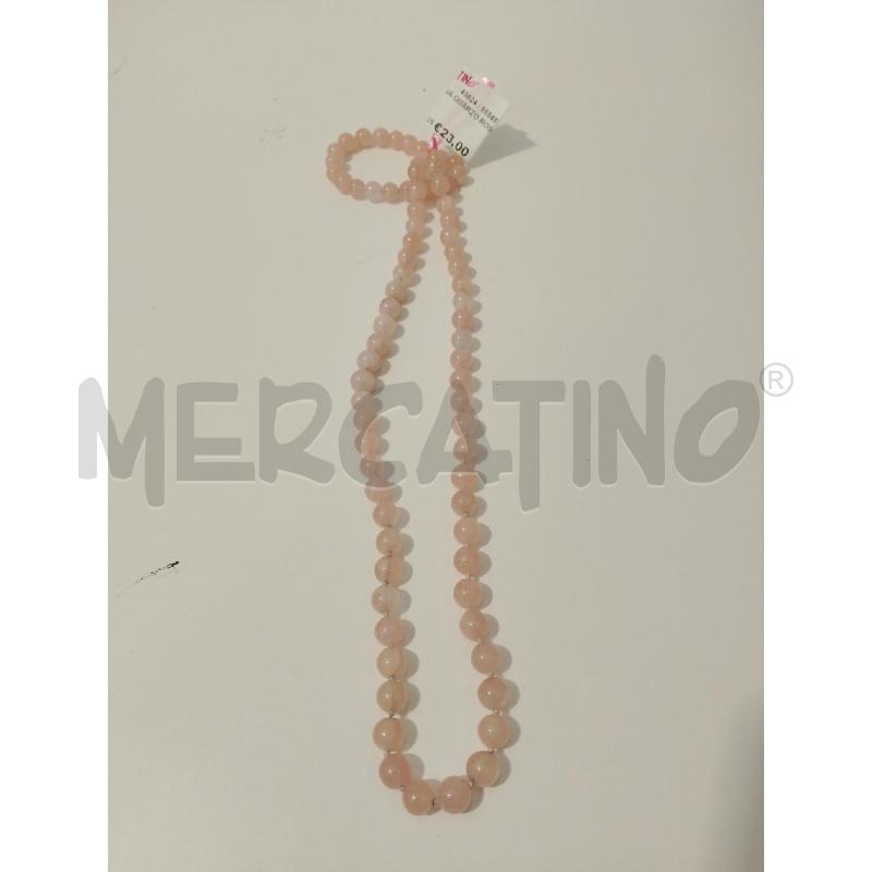 COLLANA QUARZO ROSA | Mercatino dell'Usato San giovanni teatino 1