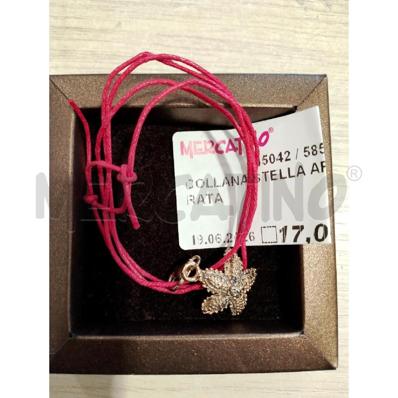 COLLANA STELLA ARG DORATA | Mercatino dell'Usato San giovanni teatino 1