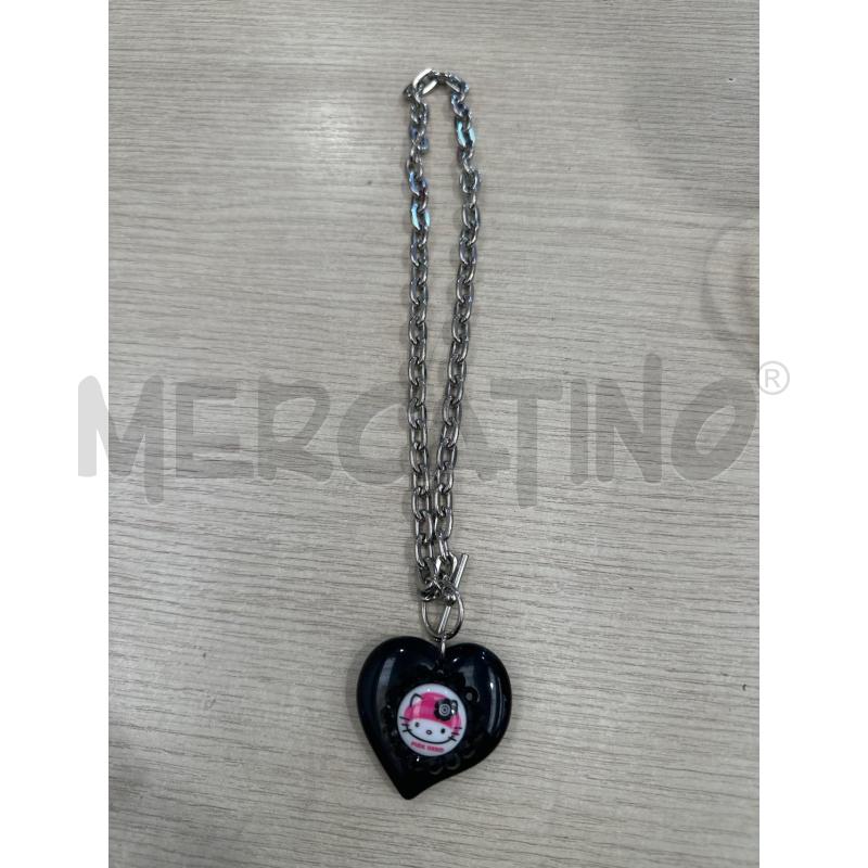 COLLANA TARINA TARANTINO CUORE NERO | Mercatino dell'Usato San giovanni teatino 1