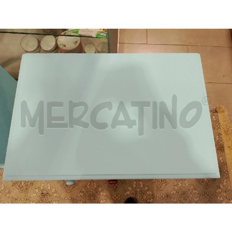 COMODINO LEGNO AZZURRO | Mercatino dell'Usato San giovanni teatino 2