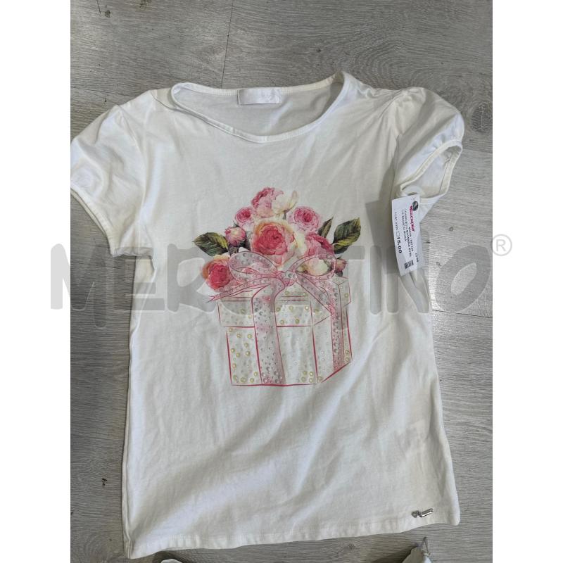 COMPLETO BAMBINA BYBLOS BIANCO ROSA  | Mercatino dell'Usato San giovanni teatino 2