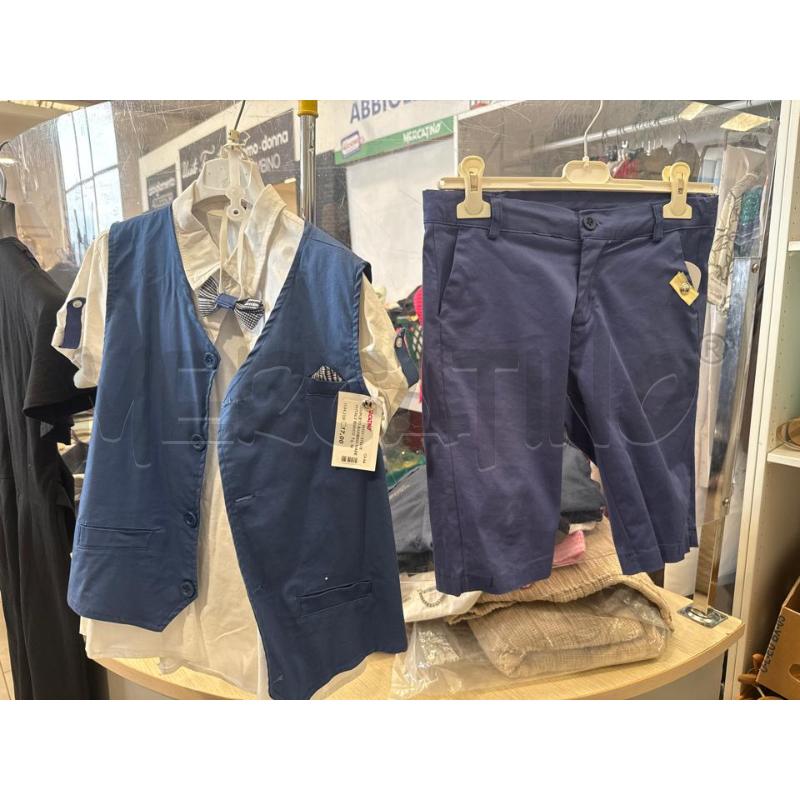 COMPLETO BAMBINO MADE IN ITALY BIANCO AZZURRO | Mercatino dell'Usato San giovanni teatino 1