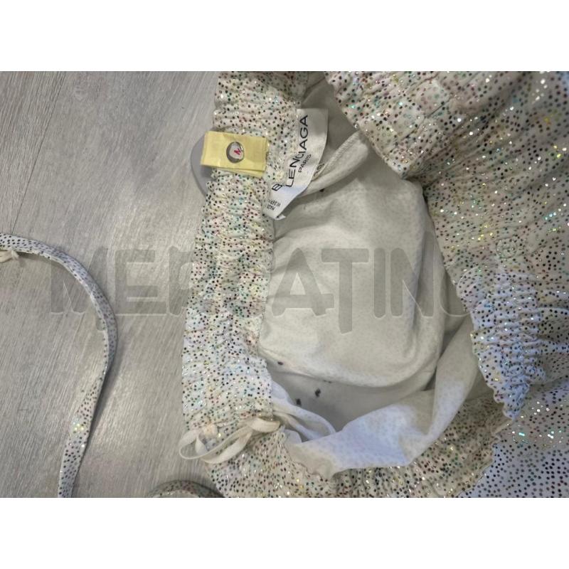 COMPLETO DONNA BALENCIAGA BIANCO PALLINI COLORATI   | Mercatino dell'Usato San giovanni teatino 5