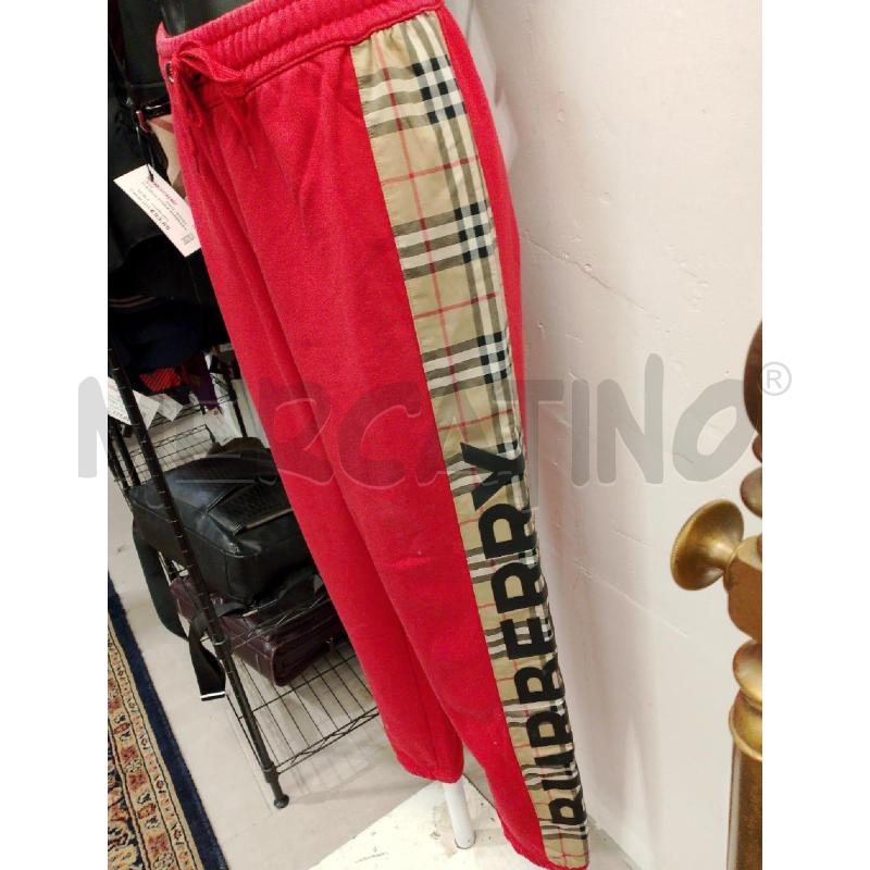 COMPLETO DONNA BURBERRY PANTALONE ROSSO | Mercatino dell'Usato San giovanni teatino 3