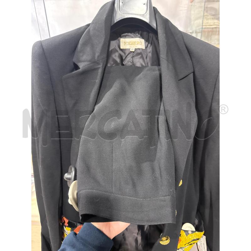 COMPLETO DONNA ICEBERG NERO TASCHE PERLINE  | Mercatino dell'Usato San giovanni teatino 2